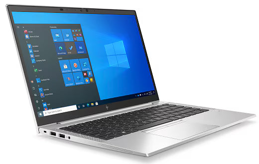 Used HP EliteBook 840 G8 business laptop with 14-inch Full HD anti-glare display, sold in Qatar