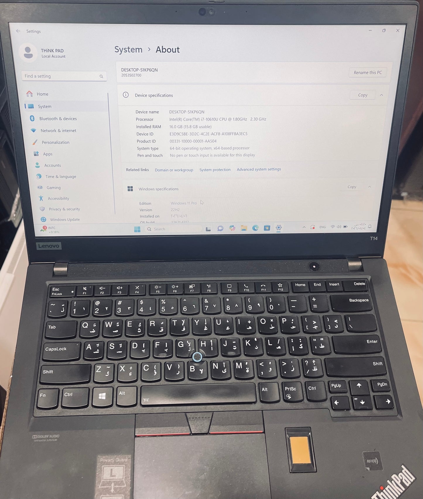 Lenovo ThinkPad T14