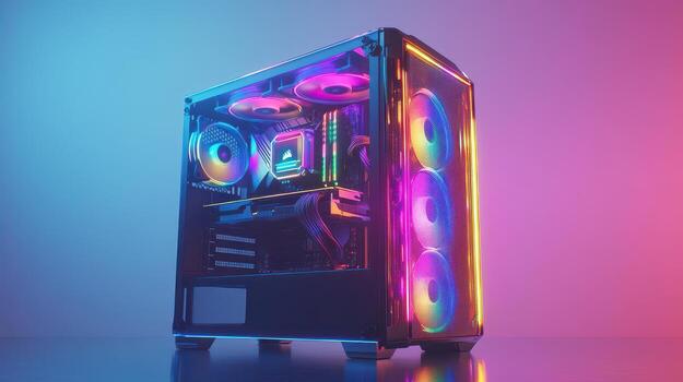 Gaming PC in Qatar with Intel i7-14700F and RTX 3050 graphics, built by SA Technology